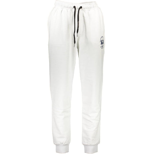 La Martina Bianco Cotton Men's Sweatpant La Martina