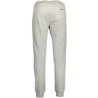 Gray cotton men's trousers from U.S. POLO ASSN., featuring a classic fit and tailored design.