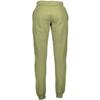 Sergio Tacchini Verde cotton men's sweatpants with elastic waistband and relaxed fit, perfect for casual wear.