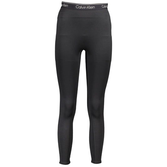 Calvin Klein Black Polyester Women Legging Calvin Klein
