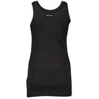 Black Cavalli Class cotton women's tank top with sleeveless design and round neckline, casual and comfortable for everyday wear.