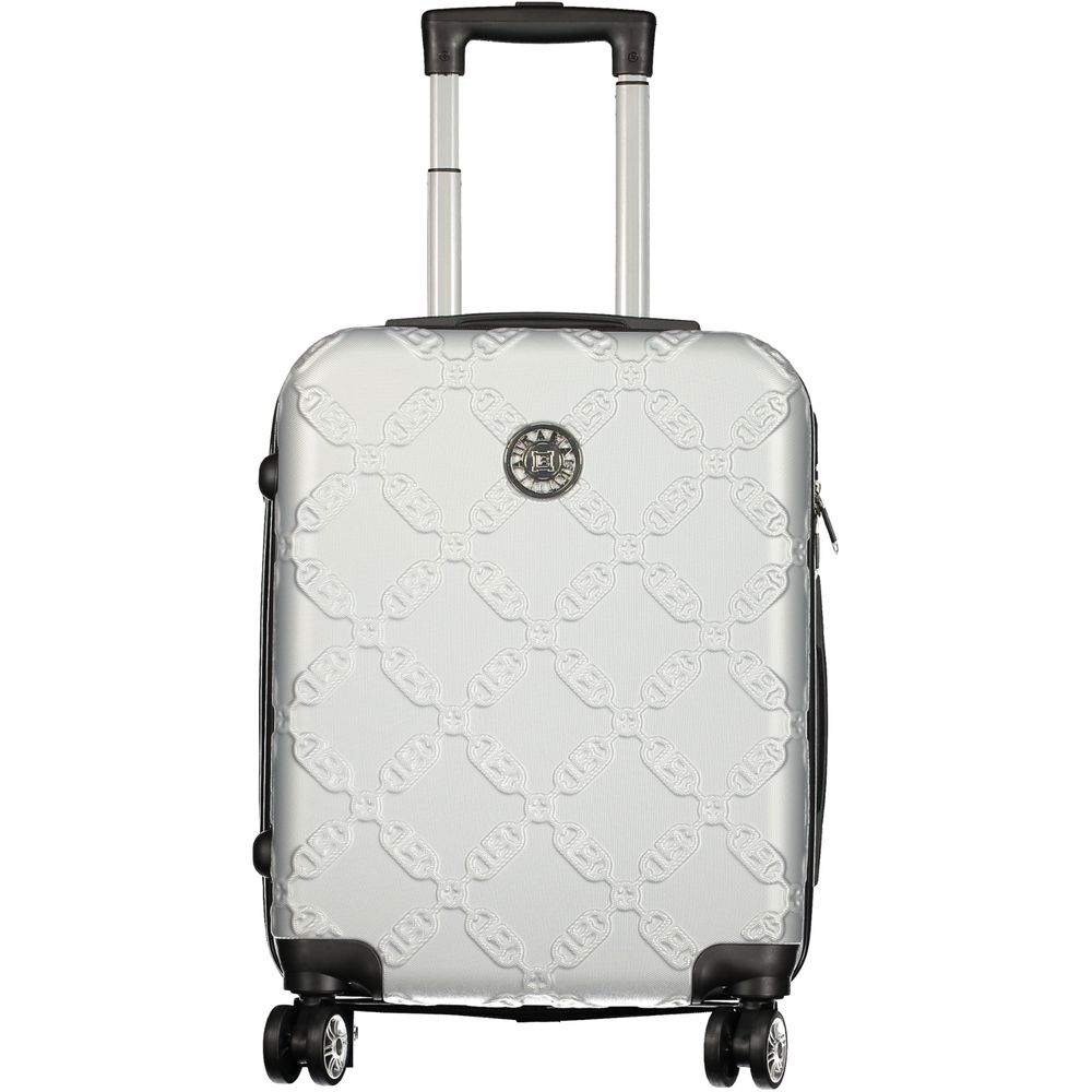 Laura Biagiotti Argento Poliuretano Women's Travel Trolley Set Laura Biagiotti