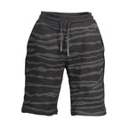 Black cotton men's sweatpant by Cavalli Class, showing a relaxed fit with elastic waistband and minimalist design.