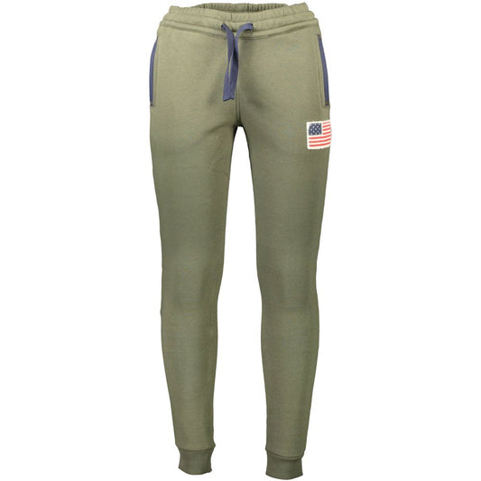 U.S. POLO ASSN. Green Cotton Male Trouser U.S. POLO ASSN.