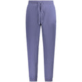 Hugo Boss Blu cotton men's track pant with athletic fit and elastic waistband, ideal for casual wear.
