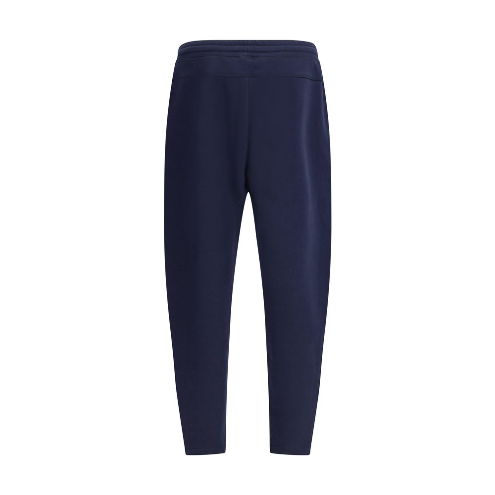 Brunello Cucinelli Blue Cotton Joggers Workout Pants