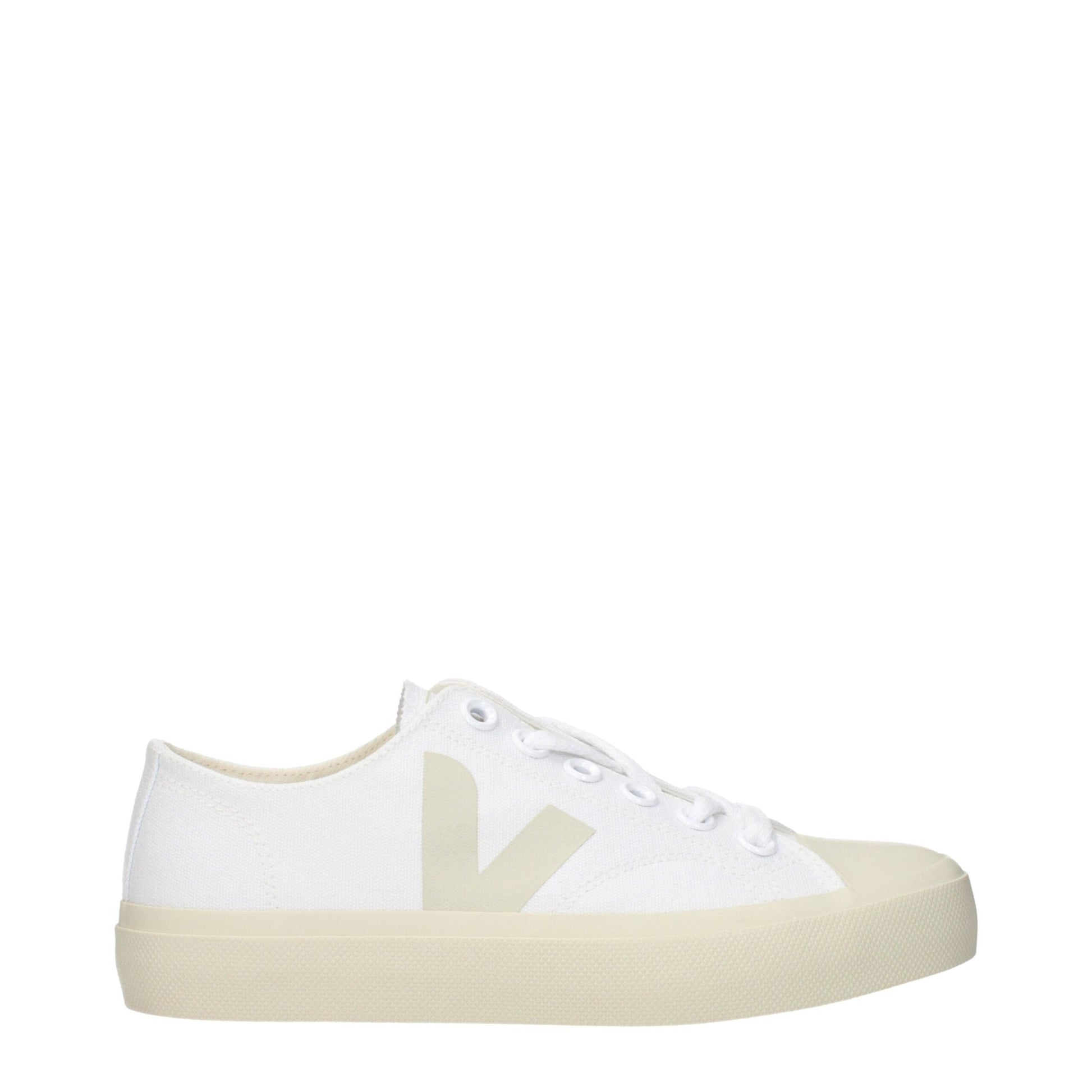 Veja White Fabric Low Top Sneakers Veja