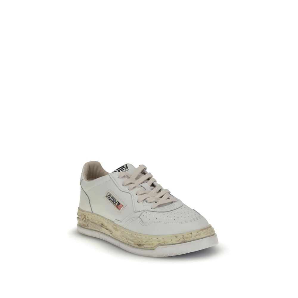 Autry White Leather Sneakers Autry
