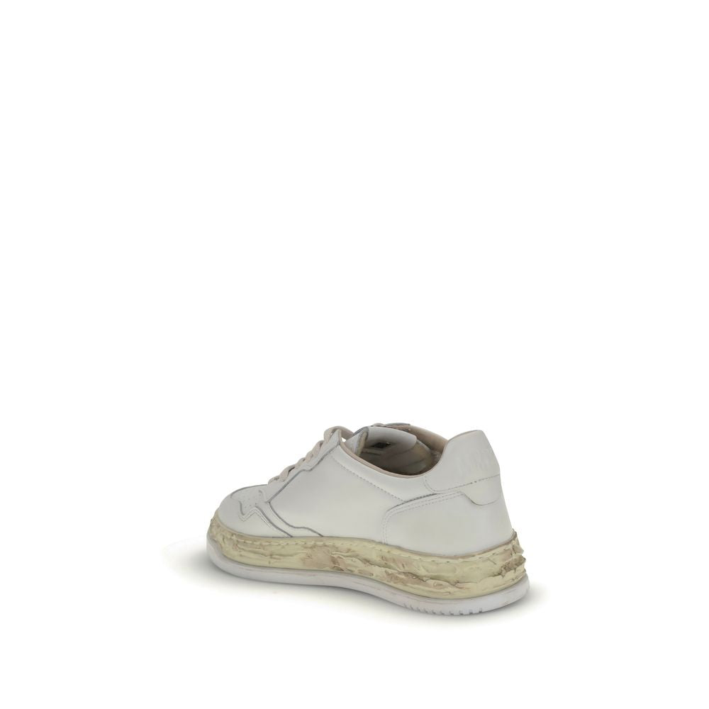Autry White Leather Sneakers Autry