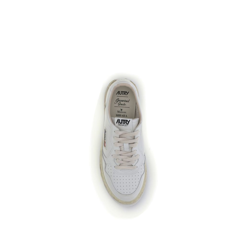 Autry White Leather Sneakers Autry