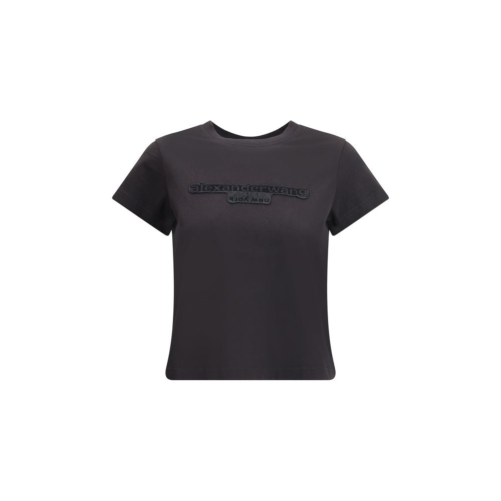 Alexander Wang Cotton T-Shirt with logo Alexander Wang