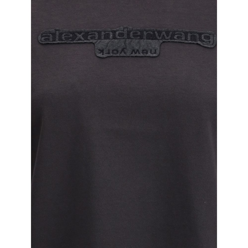 Alexander Wang Cotton T-Shirt with logo Alexander Wang