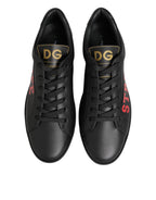Dolce & Gabbana Black Street Life Low Top Men Sneakers Shoes - Eljoys Fashion 