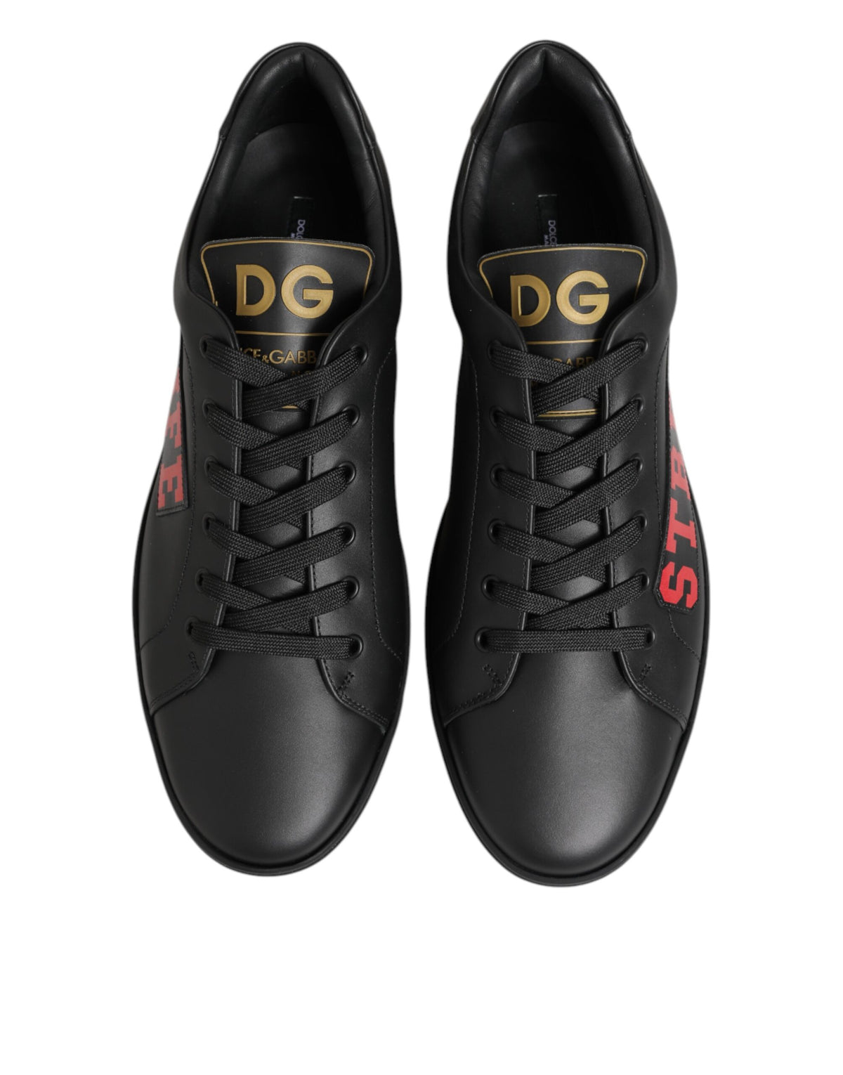 Dolce & Gabbana Black Street Life Low Top Men Sneakers Shoes - Eljoys Fashion 