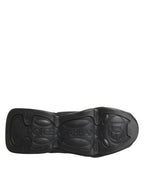 Dolce & Gabbana Black Lace Up Wave Low Top Men Sneaker Shoes - Eljoys Fashion 
