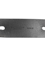 Dolce & Gabbana Black Double Strap Leather Silver Buckle Belt - Eljoys Fashion 