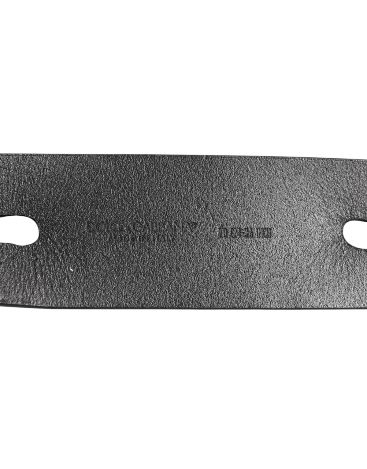Dolce & Gabbana Black Double Strap Leather Silver Buckle Belt - Eljoys Fashion 