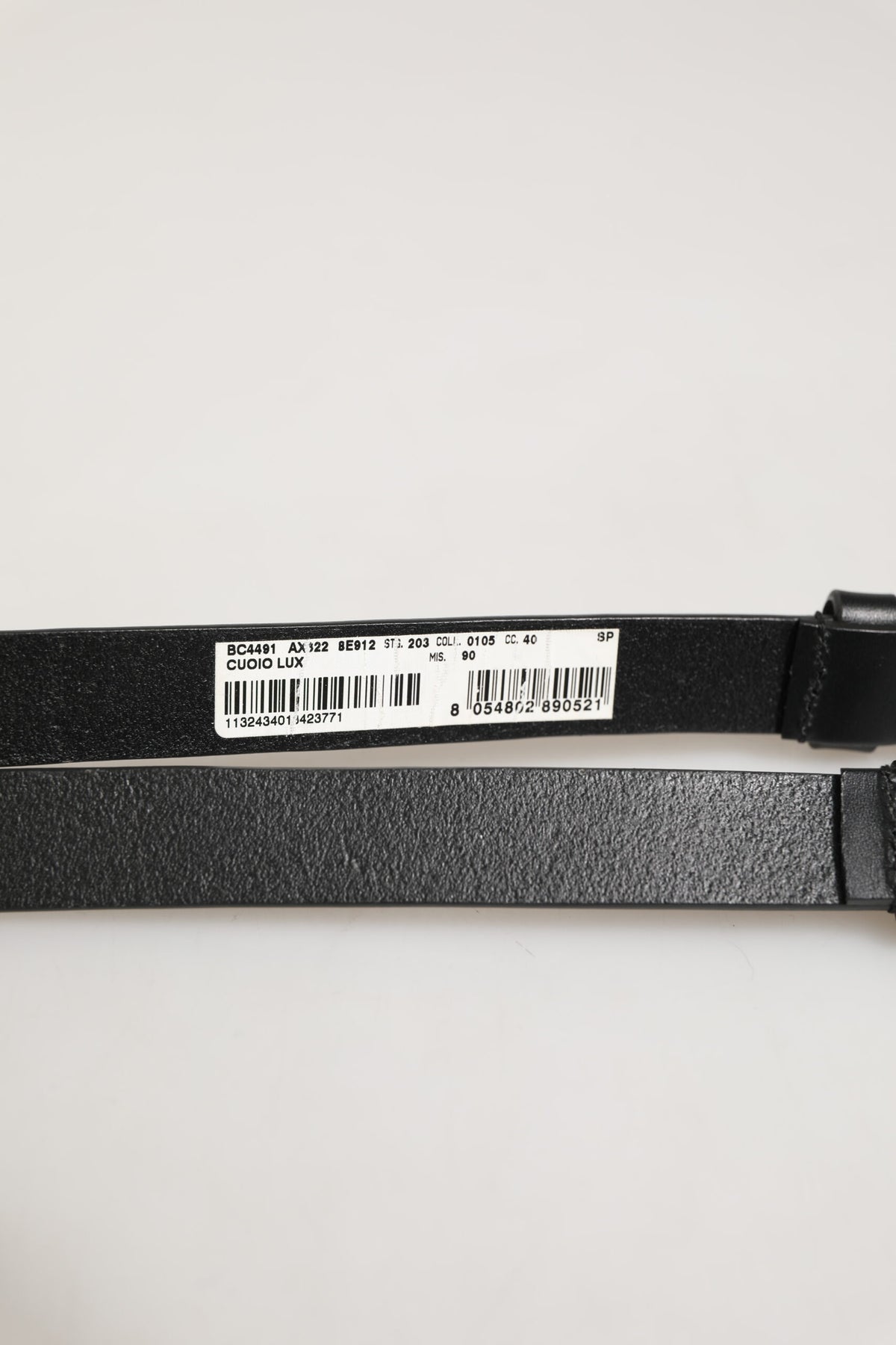 Dolce & Gabbana Black Double Strap Leather Silver Buckle Belt - Eljoys Fashion 