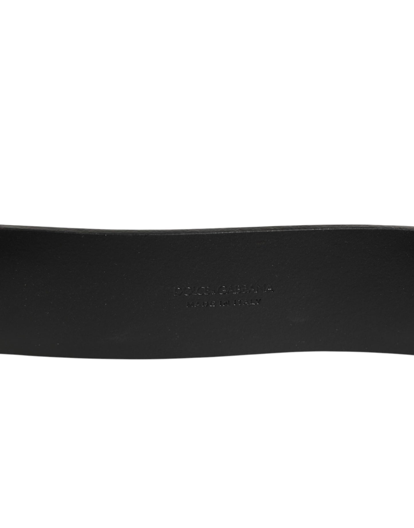 Dolce & Gabbana Brown Classic Gold Metal Logo Buckle Men Belt