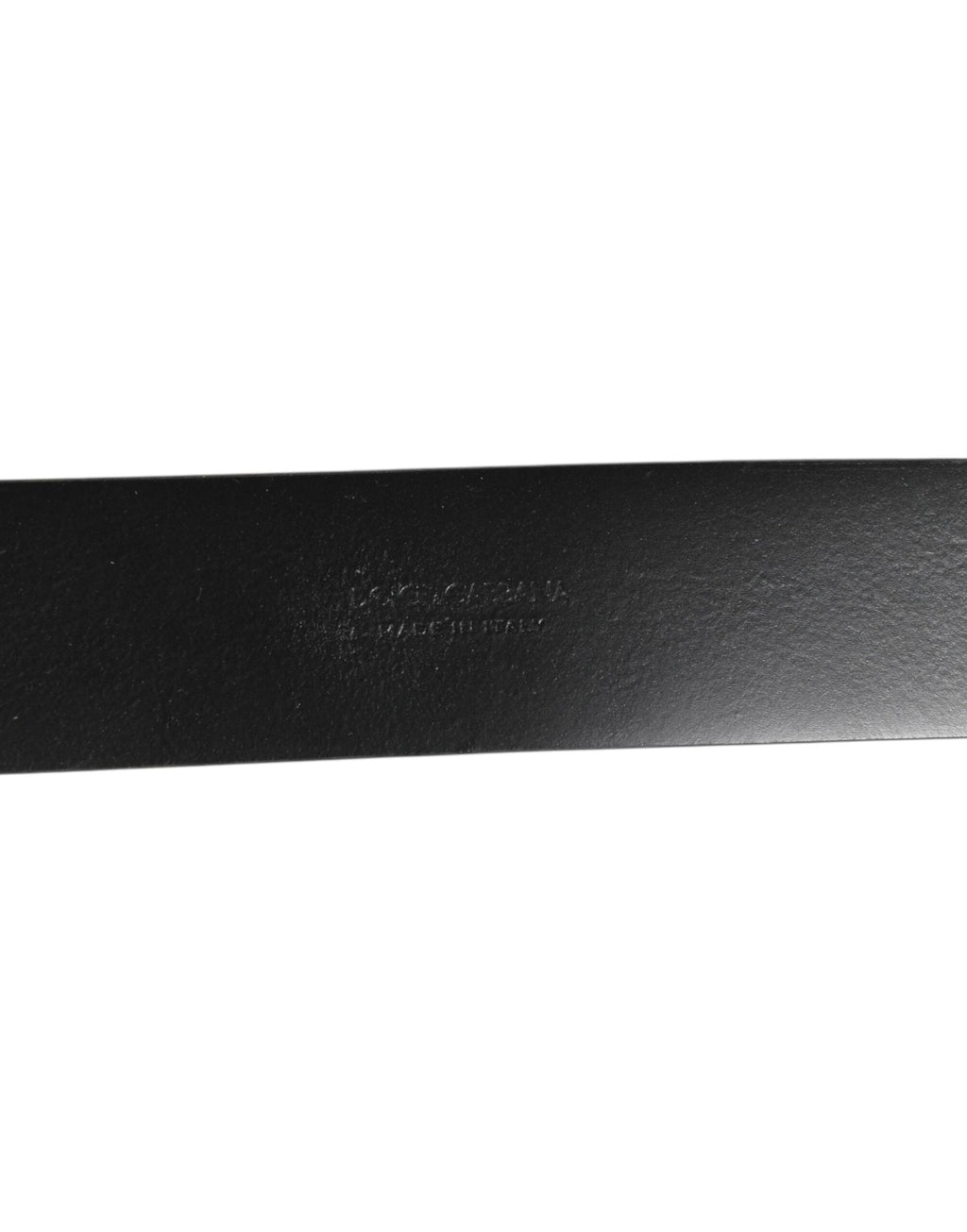 Dolce & Gabbana Black Leather Side Rings Brass Buckle Belt - Eljoys Fashion 