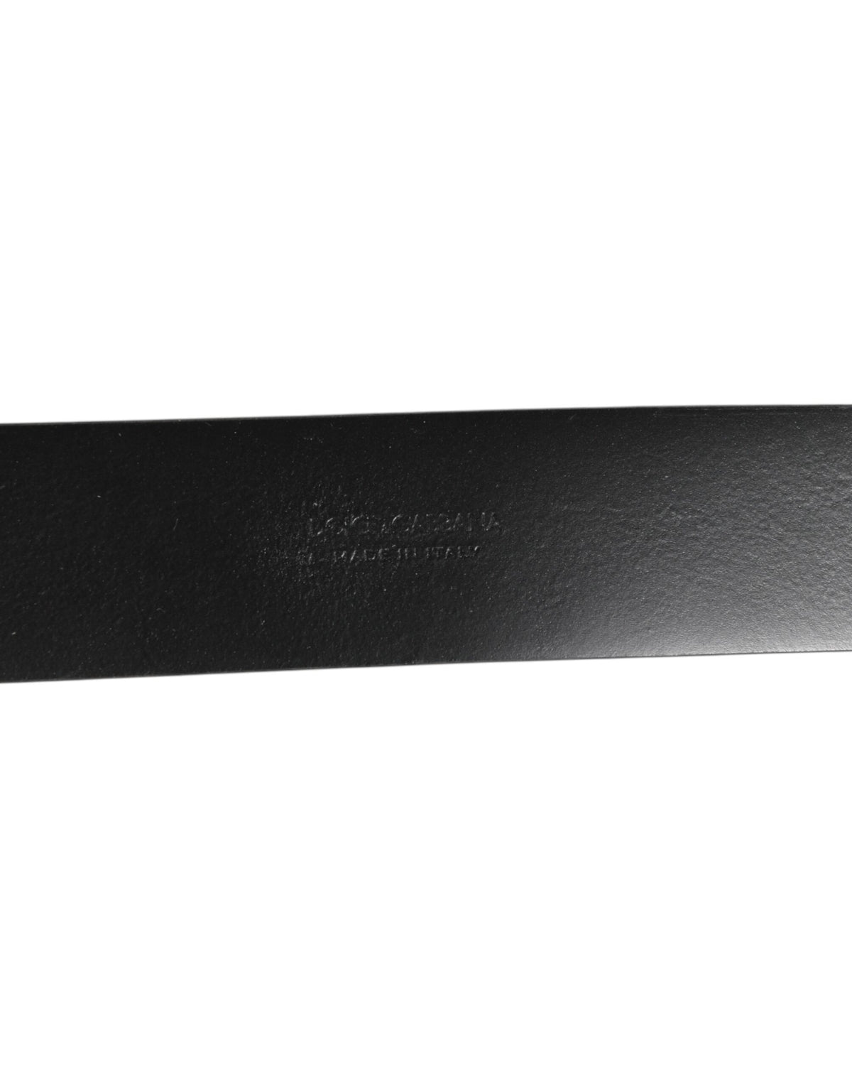 Dolce & Gabbana Black Leather Side Rings Brass Buckle Belt - Eljoys Fashion 