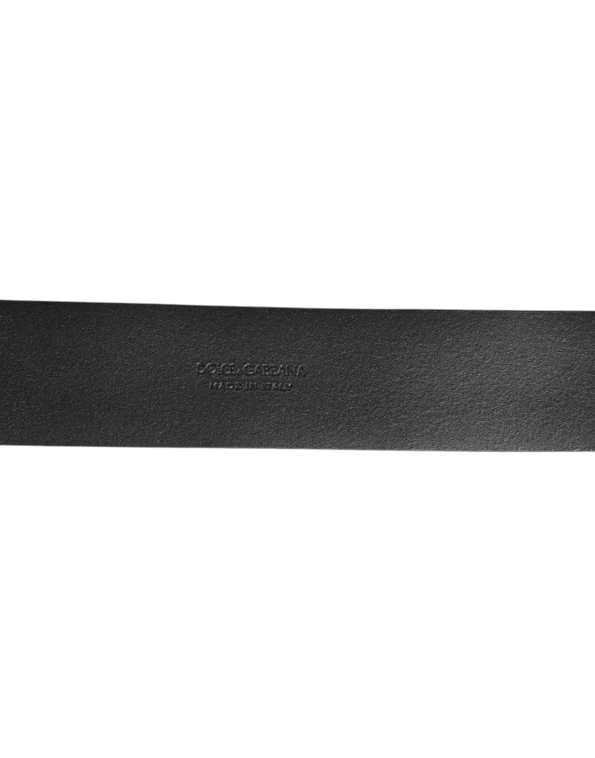Dolce & Gabbana Black Leather Side Rings Brass Buckle Belt - Eljoys Fashion 
