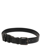 Dolce & Gabbana Black Key Ring Clip Attachments Buckle Belt - Eljoys Fashion 