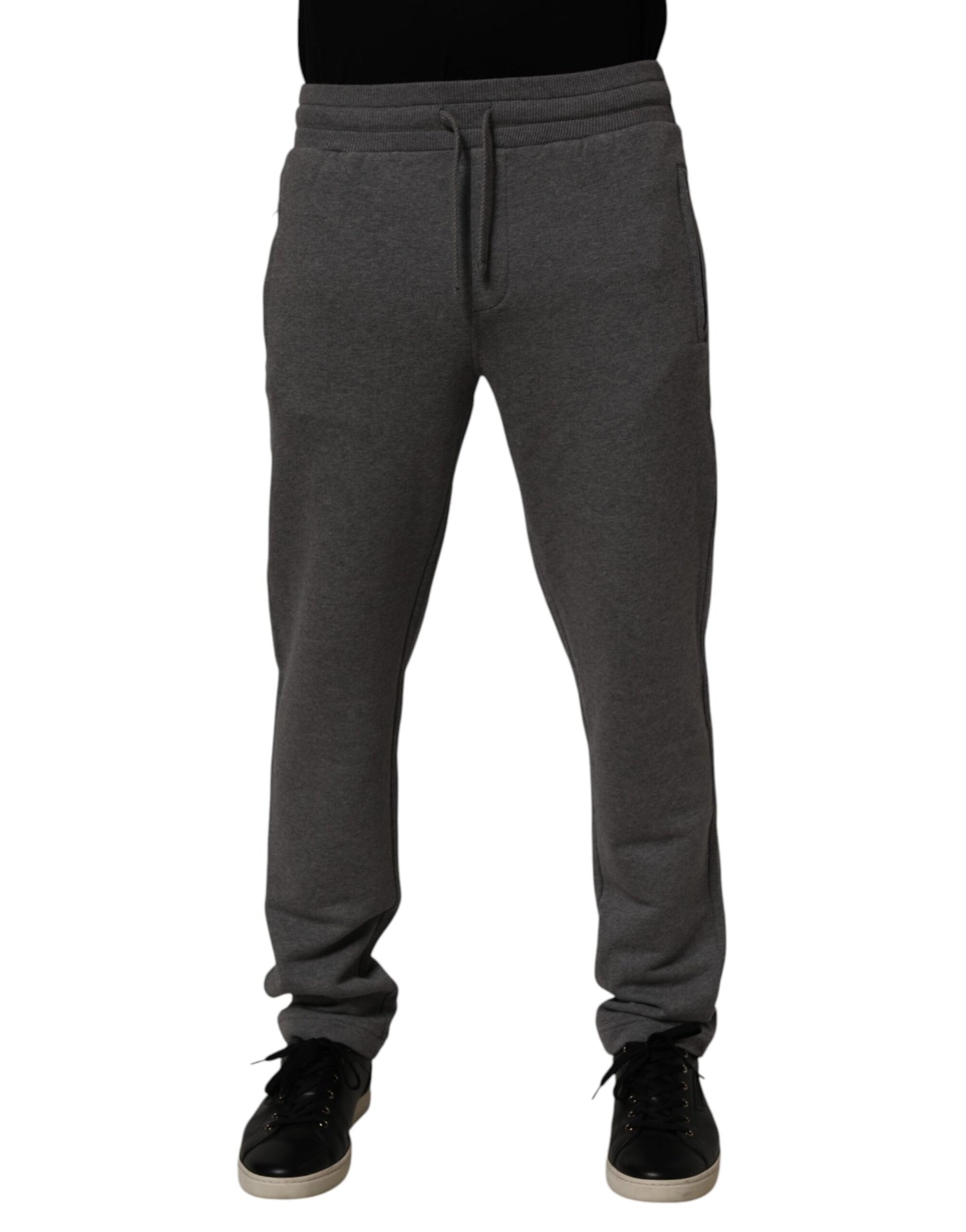 Dolce & Gabbana Gray Cotton Jogger Sweatpants Trouser Pants Dolce & Gabbana