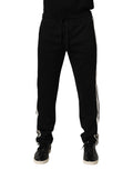 Dolce & Gabbana Black Cotton Jogger Sweatpants Trouser Pants - Eljoys Fashion 