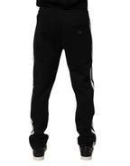 Dolce & Gabbana Black Cotton Jogger Sweatpants Trouser Pants - Eljoys Fashion 
