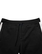 Dolce & Gabbana Black Cotton Jogger Sweatpants Trouser Pants - Eljoys Fashion 