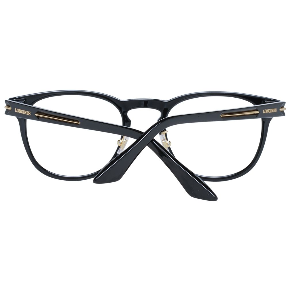 Longines Black Plastic Glasses Frames