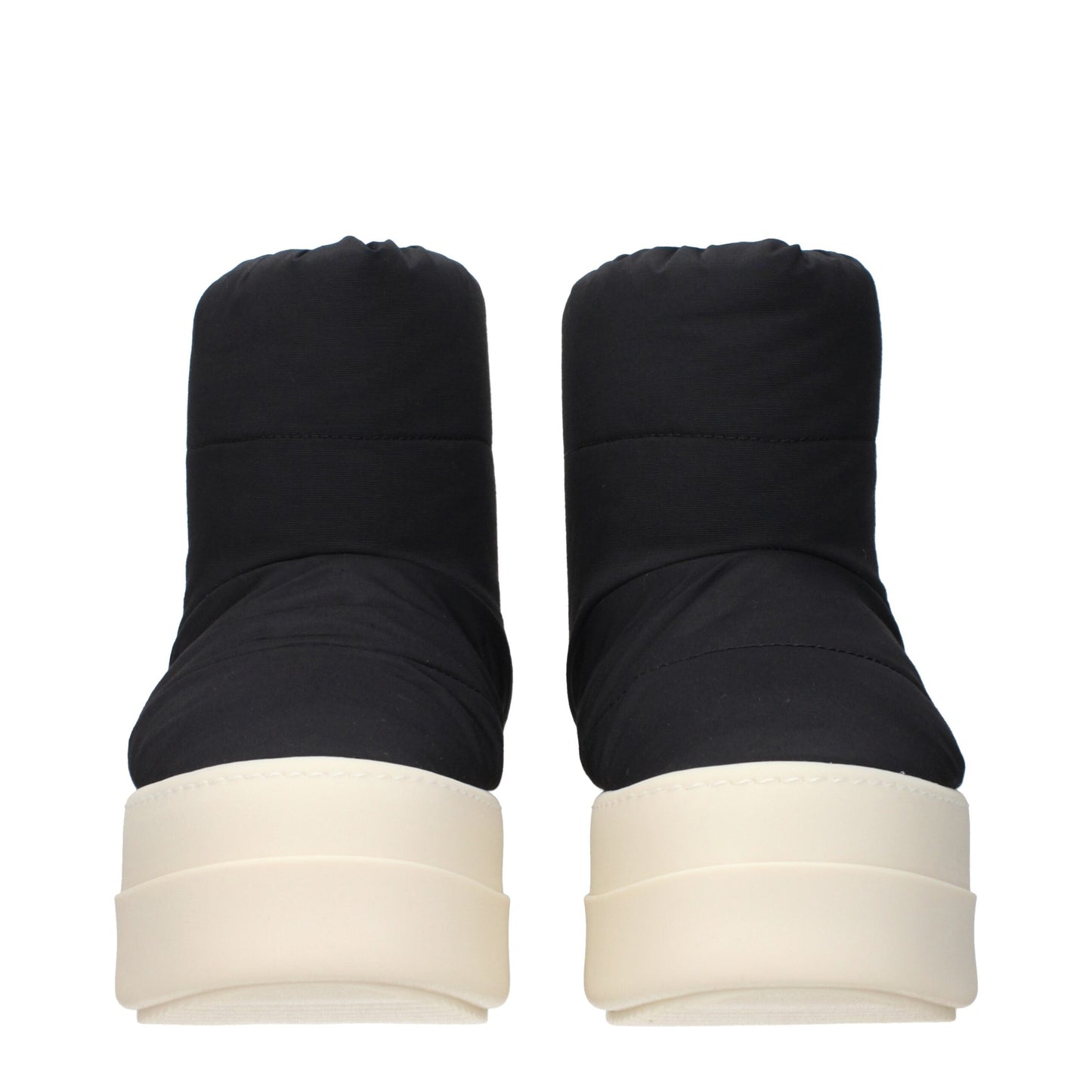 Rick Owens Black Fabric Ankle Boots Rick Owens
