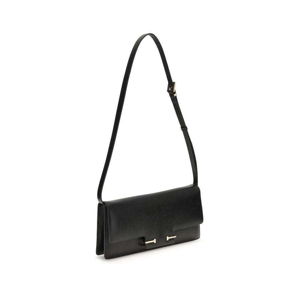 Tom Ford Black Leather Shoulder Bag Tom Ford