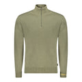 Pepe Jeans green cotton men's sweater with crew neckline and long sleeves, casual style.
