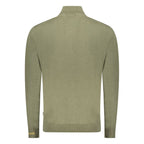 Pepe Jeans men's verde cotton sweater with crew neckline and long sleeves, casual style, on a plain white background.