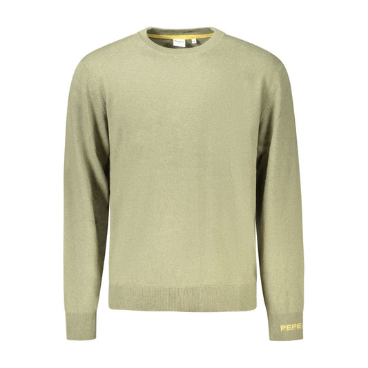 Pepe Jeans Green Cotton Men Sweater Pepe Jeans