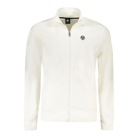 North Sails White Cotton Men's Sweatshirt North Sails