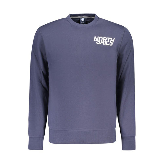 North Sails Blue Cotton Men's Sweatshirt North Sails