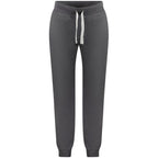 North Sails Nero cotton men's sport trousers displayed, featuring a tailored fit and classic style in black fabric.