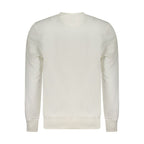 North Sails Bianco Cotton men's sweatshirt featuring a classic crewneck design and soft white fabric.