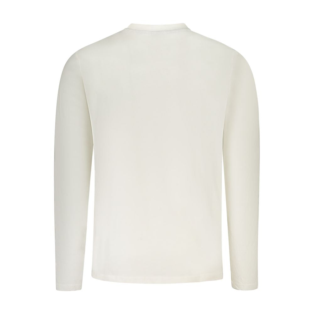 North Sails Bianco Cotton men's T-shirt featuring a classic crew neckline and minimalist design.