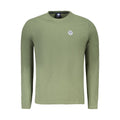 North Sails Verde cotton men's T-shirt featuring a casual fit and classic crew neckline, shown in a green color.