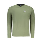 North Sails Verde cotton men's T-shirt featuring a casual fit and classic crew neckline, shown in a green color.