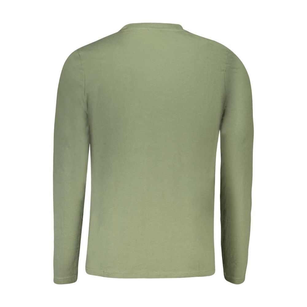 North Sails Verde cotton men's T-shirt featuring a classic crew neck and casual fit, with the North Sails logo on the front.