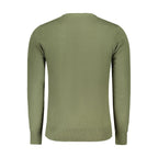 North Sails Verde acrylic men's sweater featuring a classic design and ribbed collar, displayed on a neutral background.