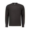 North Sails Nero acrylic men's sweater showing a classic crew neck design in black, made from soft acrylic fabric.