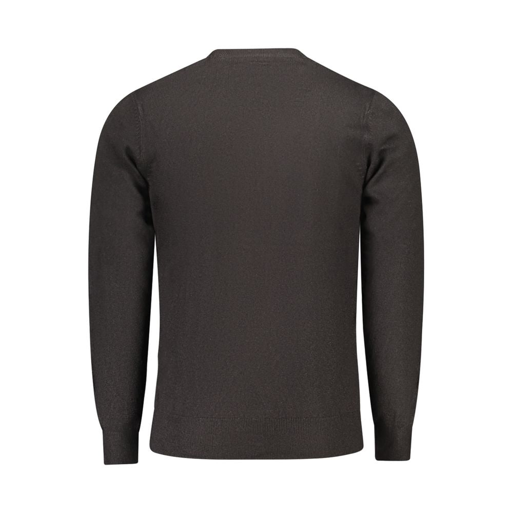 North Sails Nero acrylic men's sweater showing a lightweight, dark-colored knit with a crew neck design.