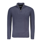 North Sails blue acrylic men's sweater with a crewneck design, featuring a comfortable fit and classic style.