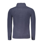 Blue acrylic men's sweater from North Sails with a classic fit and ribbed cuffs, featuring a crew neck design.